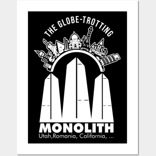 The Globe-Trotting Monolith - Utah Mysterious Monolith Posters and Art